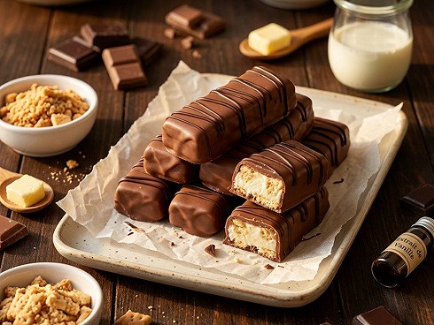 Barres chocolatées façon Kinder