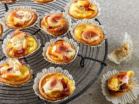 Mini quiche façon raclette