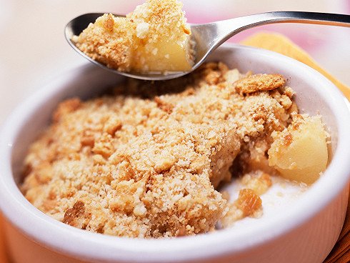 Crumble aux poires